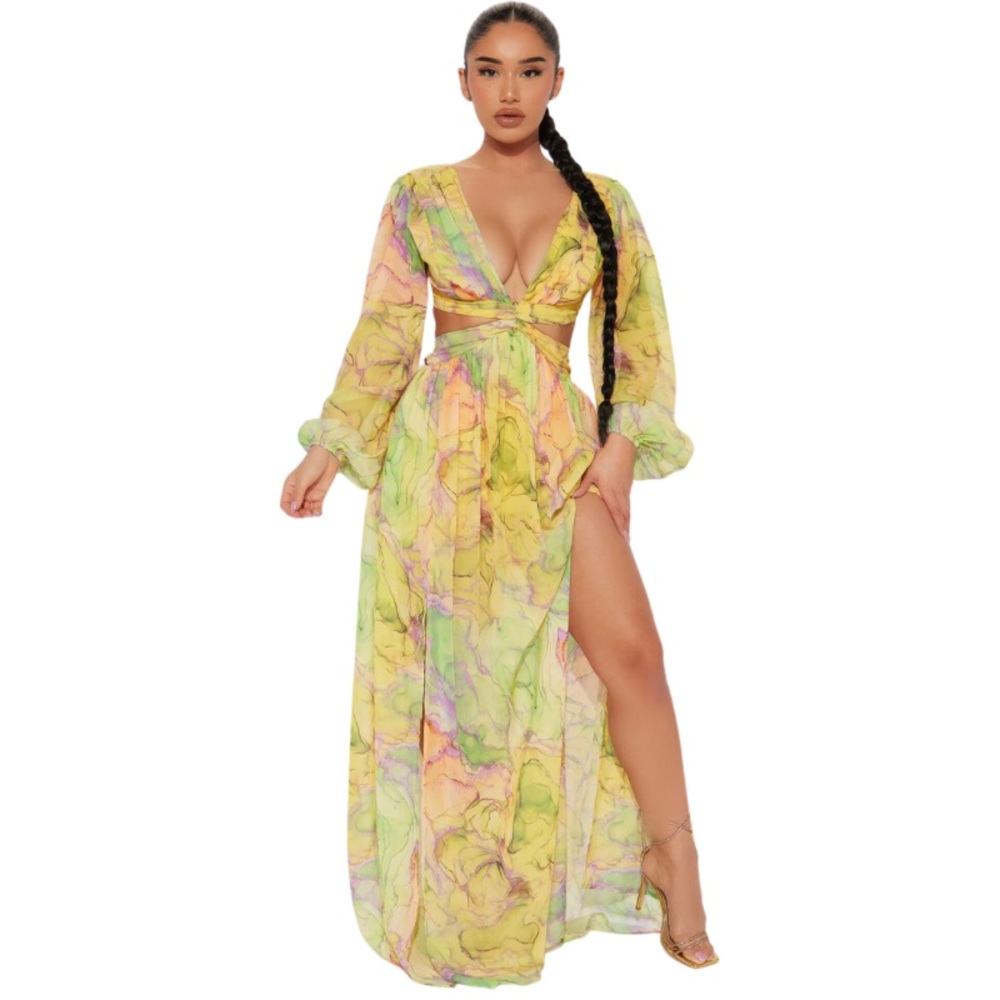 Fashion nova - NWT- Never worn- XL summer dress